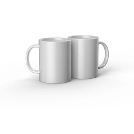 Taza Personalizable para Plotter de corte Cricut Ceramic Blanco Cerámica (2 Unidades)