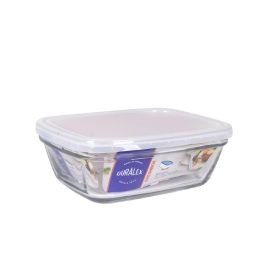 Duralex Freshbox Fiambrera Rectangular 1.1L, 19.5x14.6x6.5 cm, Tapa Transparente (6 Unidades) Precio: 24.50000014. SKU: B13JNCCPM7