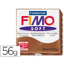 Staedtler Pasta Fimo Soft 57 gr Caramelo - Pasta de modelar blanda y suave, fácil de mezclar, 24 colores disponibles Precio: 2.6899994. SKU: B17DMB7CNH