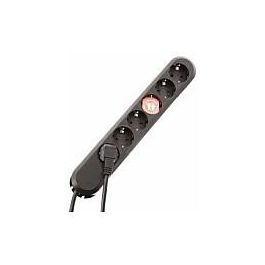 Bachmann Regleta de Conexión Inteligente, 6 Tomas Schuko, Cable 5m Negro, 3680W 16A, Ref. SMART Precio: 26.2086. SKU: B14Y5NZD26