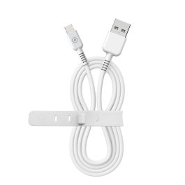 muvit for change cable USB a Lightning MFI 2,4A/12W 3m blanco