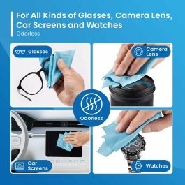 EWENT EW5668 Kit de Limpieza Pantallas 100ml con Paño Microfibra 20x20cm