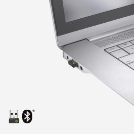 Logitech Ratón Inalámbrico Ergo M575, Bola de Seguimiento, Bluetooth, 4000 ppp, Blanco Hueso