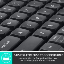 Logitech MK850 Teclado y Ratón Inalámbrico Performance Combo, Confort Ergonómico con Reposamuñecas Acolchado, Multipareja 3 Dispositivos