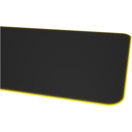GENESIS Boron 500 XXL RGB Alfombrilla de Ratón Gaming, Negra, con Iluminación LED RGB Multicolor, 800x400mm para Escritorio Completo