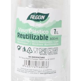 Set de 7 vasos de plástico transparente 300 ml Algon (24 Unidades) Set de 7 vasos de plástico transparente 300 ml Algon (24 Unidades)