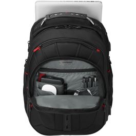 Wenger Pegasus Deluxe Ballistic Mochila para portátil de 16 pulgadas Negra con compartimento para tableta