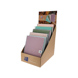 Oxford european book nature Cuaderno espiral Din A4+ Expositor sobremesa 21 unidades surtidas