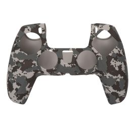 Funda Silicona FR-TEC Custom Kit Digital Black Camo para Mando PS5/ Gris Funda Silicona FR-TEC Custom Kit Digital Black Camo para Mando PS5/ Gris