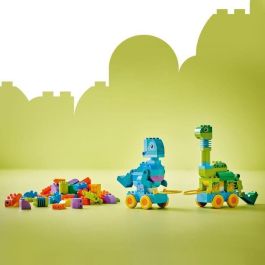 LEGO DUPLO My Town 10451 Dinosaurios sobre ruedas 3 en 1: juego de aprendizaje temprano para niños de 3 años