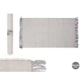 Giftdecor Alfombra Artesanal Gris Claro 80x140 cm, 65% Poliéster 35% Algodón, 1100 gsm (6 Unidades) Precio: 74.50000008. SKU: B12737HNPN