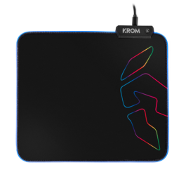 Alfombrilla Gaming con Iluminación LED Krom NXKROMKNTRGB