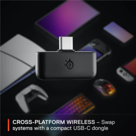 Steelseries STE5707119053242 Auriculares inalámbricos para juegos Arctis Nova 5P Negro con ClearCast 2.0 y 36h de batería