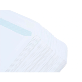 Liderpapel Sobre Bolsa n.16 Blanco C5 162x229 mm Tira de Silicona Caja de 250 Unidades