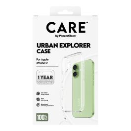 PanzerGlass PanzerGlass CARE by Urban Explorer Case Transparente para iPhone 17 - Funda TPU Protectora 100% Reciclada, Resistente a Golpes y Anti-Amarilleamiento