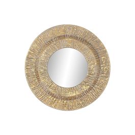 Espejo de pared Home ESPRIT Dorado Metal Cristal Moderno 78 x 4,5 x 78 cm