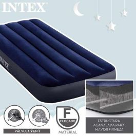 Intex Colchón Hinchable Flocado Dura-Beam Standard Classic Downy Individual 76x191x25 cm Intex Colchón Hinchable Flocado Dura-Beam Standard Classic Downy Individual 76x191x25 cm