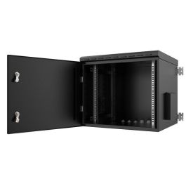 Lanview Armario Rack Mural 19 pulgadas 9U 600x600mm IP55 con Tapa Abatible y Ventilación Pasiva Lanview Armario Rack Mural 19 pulgadas 9U 600x600mm IP55 con Tapa Abatible y Ventilación Pasiva