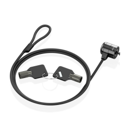 AISENS - CABLE DE SEGURIDAD CON CERRADURA DE LLAVE PARA ORDENADOR, MONITOR, PORTATIL 1.5M Precio: 3.50000002. SKU: B17Q5RPCEG