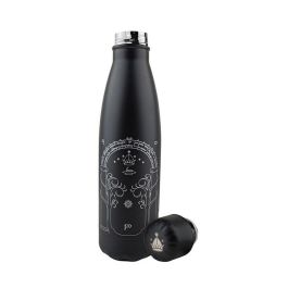 Cinereplicas Botella Térmica Metálica 500ml El Señor de los Anillos Puertas de Durin, Producto Oficial de Colección
