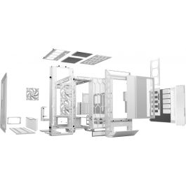 be quiet! Dark Base Pro 901 White Torre PC EATX/ATX/microATX/Mini-ATX/XL-ATX Aluminio con Ventana Lateral