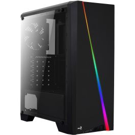 Aerocool Cylon Midi Tower ATX Negro Gaming con Ventana Lateral e Iluminación