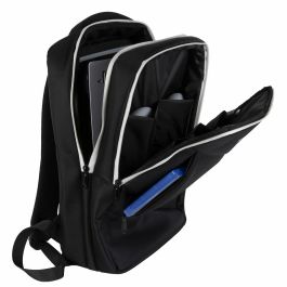 Konix Mochila de transporte Mythics Titan para Consola PS5 y accesorios, Volumen 16 L, Blanco y negro