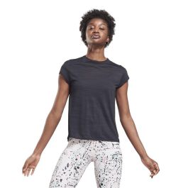 Camiseta de Manga Corta Mujer Reebok Workout Ready Activchill Negro