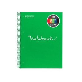 Bloc Miquelrius Emotions Notebook 5 Micro.Tapa Extra A4 120H 90G Cuadric.5X5 Verde 5 unidades Precio: 35.50000003. SKU: B1DC835KF9