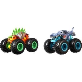 Coche hot wheels monster trucks. pack de dos coches de demolición.escala 1:64 - modelos surtidos Coche hot wheels monster trucks. pack de dos coches de demolición.escala 1:64 - modelos surtidos