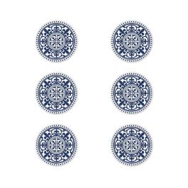 Patios Plato Llano Azul 26 Cm (6 Unidades) Patios Plato Llano Azul 26 Cm (6 Unidades)