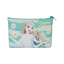 Karactermania Frozen 2 Chill Neceser de un compartimento con cremallera, poliéster, azul, 30.5 x 22.5 cm