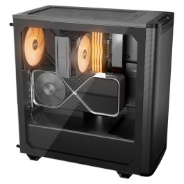 be quiet! Pure Base 501 LX Black Midi Tower PC Negro con Iluminación Multi y Filtro Anti-polvo