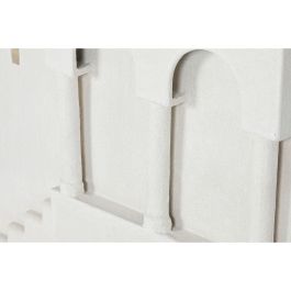 DKD Home Decor Decoración de Pared Scandi Blanco MDF 80x80x6.5 cm Arcos Escalera