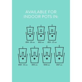 Elho ELH8711904331603 Maceta con autorriego Insert 33, Negro, Ø 33 x H 31 cm, para interior, 100% reciclada