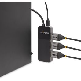 StarTech MST HUB Divisor 3 Puertos DisplayPort 1.4 a 3x DisplayPort, 8K Ultra HD, Alimentado por USB, Compatible con Windows