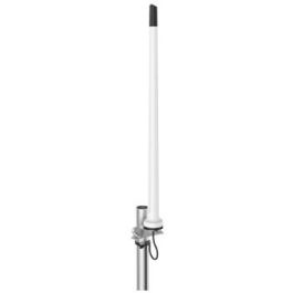 Poynting Antennas A-OMNI-0121-V3 Antena LTE/GSM Omnidireccional 2.4dBi para Mástil/Pared con Cable de 8m SMA (M) Blanco