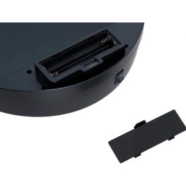 Q-connect Papelera con Sensor Automático de Metal, Cromada, Capacidad 10 Litros