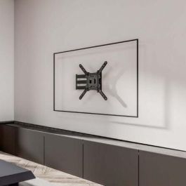 Aisens Soporte Pared WT65TSLE-383 Giratorio, Inclinable, Nivelable para Monitores y TV de 23-65" hasta 35kg Negro