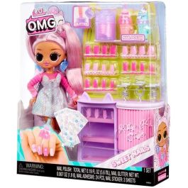 Muñeca l.o.l. surprise omg sweet nails en el café de kitty k 31.75x21.92x26.27 cm