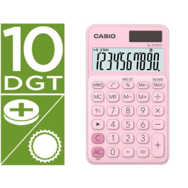 Casio Calculadora SL-310UC-PK de Oficina, 10 Dígitos, Rosa Claro Precio: 8.68999978. SKU: B1A69HV32D