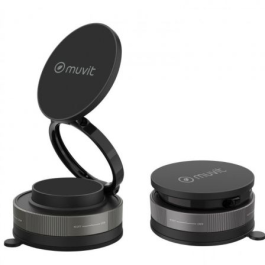 Muvit For Change MCCHL0035 Soporte Magnético Universal Coche y Sobremesa con Ventosa Plegable para Smartphone Negro Precio: 15.94999978. SKU: B16VCA2NGV