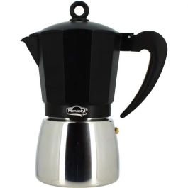 Menastyl 3935071 Cafetera Italiana de Aluminio para 9 Tazas, Todo Tipo de Fuegos Incluida Inducción Precio: 42.50000007. SKU: B1AJXTJ529
