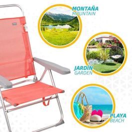 Silla de Playa Colorbaby Rosa 48 x 57 x 99 cm Multiposición Silla de Playa Colorbaby Rosa 48 x 57 x 99 cm Multiposición
