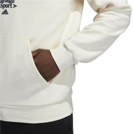 Sudadera con Capucha Hombre Adidas Connected Through Sport Beige Sudadera con Capucha Hombre Adidas Connected Through Sport Beige