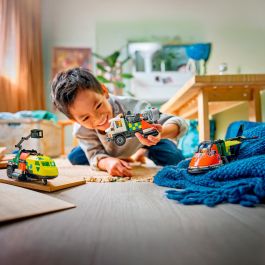 LEGO City Avión, Camión Técnico Y Aerodeslizador 60505 Juego de Construcción Infantil con Vehículos de Emergencia y Minifiguras