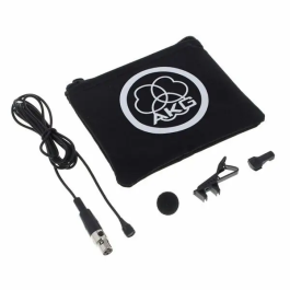 AKG C417L Micrófono Condensador Mini Lavalier Omnidireccional con Conector TQG Hembra de 3 Pines