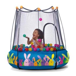 Trampolin azil con red hinchable 120 cm diametro x 35 cm altura Trampolin azil con red hinchable 120 cm diametro x 35 cm altura