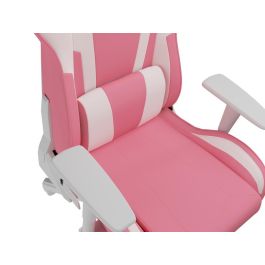 GENESIS Nitro 710 Silla Gaming de PC Ergonómica con Respaldo Ajustable y Reposabrazos 2D. Piel Ecológica Blanco - Soporta 150kg