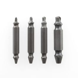 Brocas para Extraer Tornillos Dañados InnovaGoods 4 Unidades Brocas para Extraer Tornillos Dañados InnovaGoods 4 Unidades